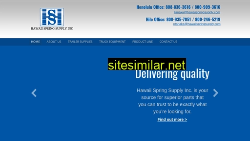 Hawaiispringsupply similar sites