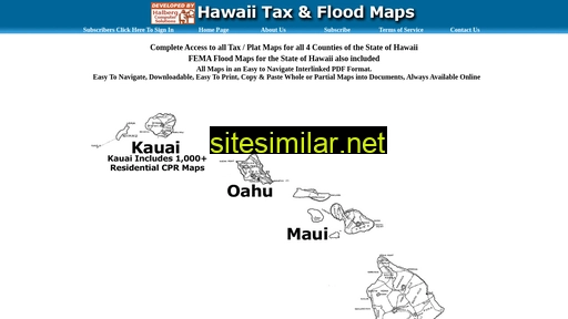 hawaiitaxmaps.com alternative sites