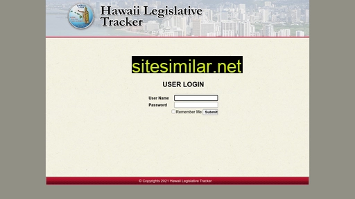 hawaiilegislativetracker.com alternative sites