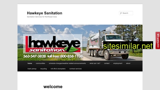 hawkeyesanitation.com alternative sites