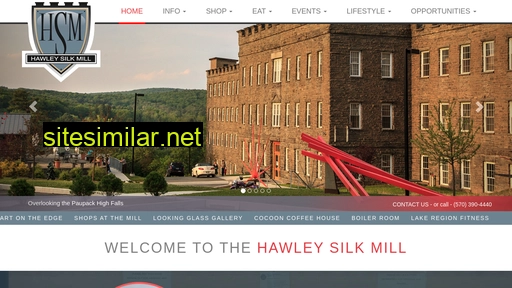 hawleysilkmill.com alternative sites
