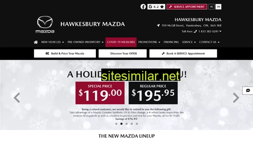 hawkesburymazda.com alternative sites