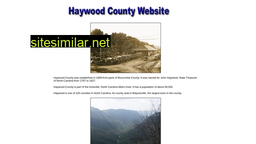 haywood-county.com alternative sites