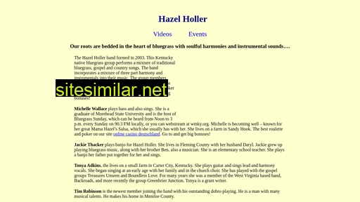 hazelhollerband.com alternative sites