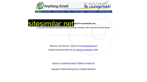 hazardmail.com alternative sites