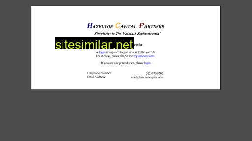 hazeltoncapital.com alternative sites