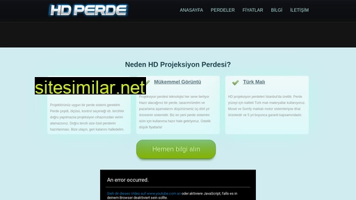 hdprojeksiyonperdesi.com alternative sites