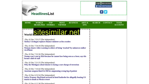 headlineslist.com alternative sites