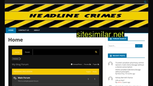 headlinecrimes.com alternative sites