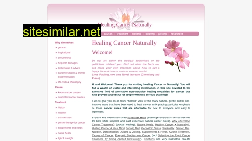 healingcancernaturally.com alternative sites