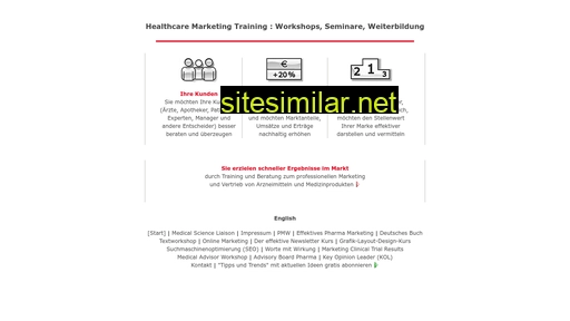 healthcare-marketing-training.com alternative sites