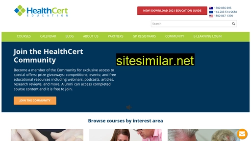 Healthcert similar sites