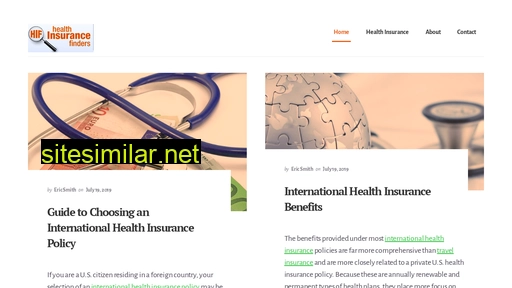 healthinsurancefinders.com alternative sites