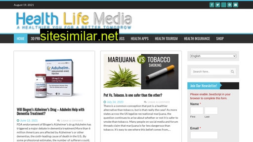 healthlifemedia.com alternative sites