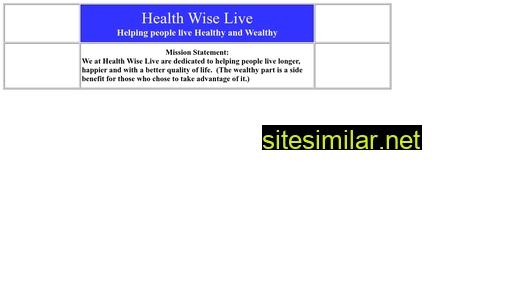 healthwiselive.com alternative sites