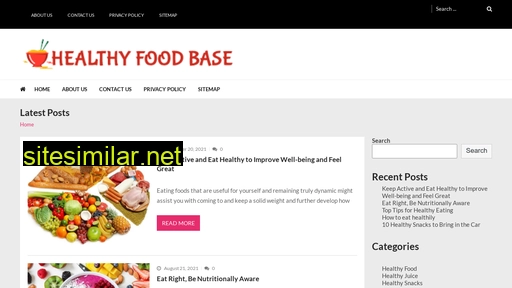 healthyfoodbase.com alternative sites