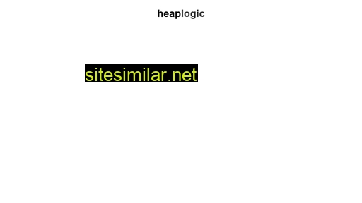 Heaplogic similar sites