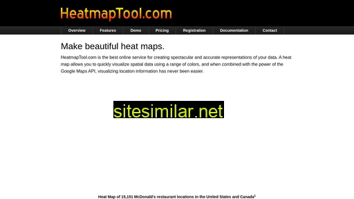 Heatmaptool similar sites