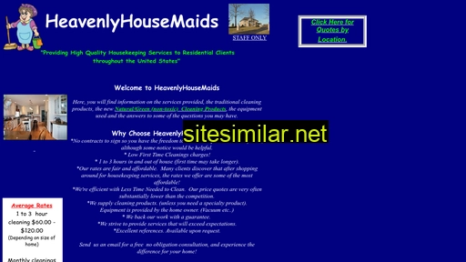heavenlyhousemaids.com alternative sites