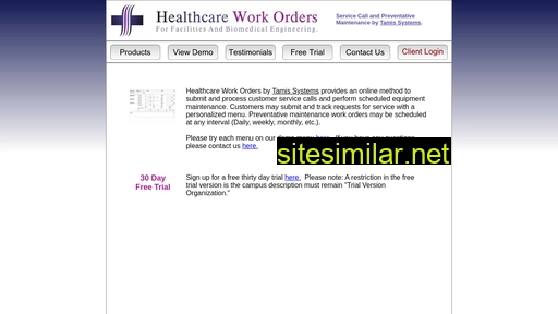 healthcareworkorders.com alternative sites