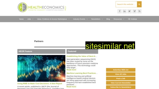 healtheconomics.com alternative sites