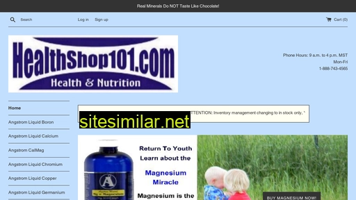 Healthshop101 similar sites