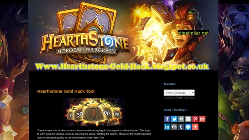hearthstone-gold-hack.blogspot.com alternative sites