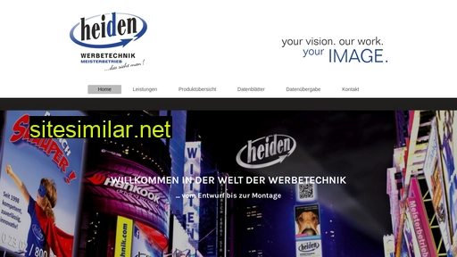 heiden-werbetechnik.com alternative sites