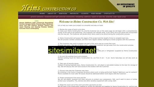 heims-construction.com alternative sites