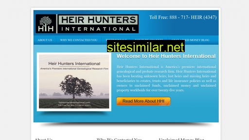 Heirhuntersinternational similar sites