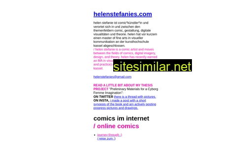 Helenstefanies similar sites