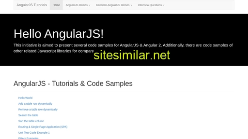 Hello-angularjs similar sites