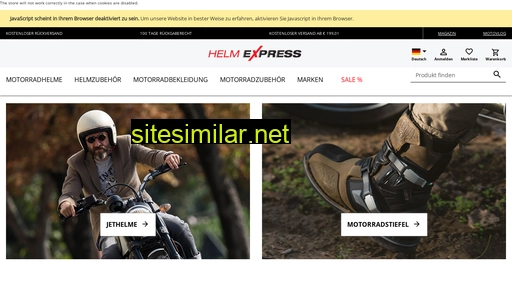 helmexpress.com alternative sites
