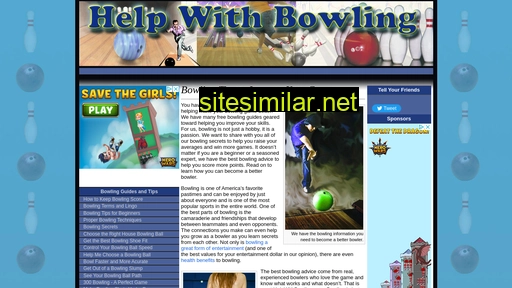 helpwithbowling.com alternative sites