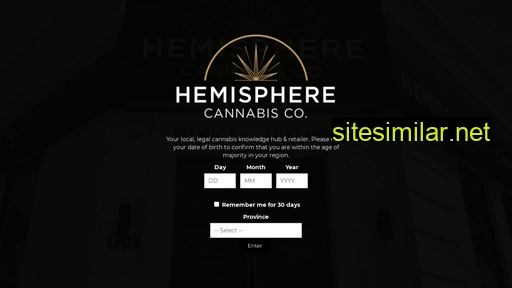 hemispherecannabis.com alternative sites