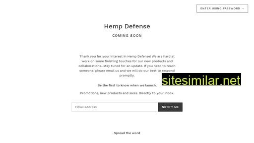 hemp-defense.com alternative sites
