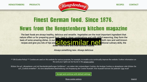 hengstenberg.com alternative sites