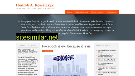 henrykkowalczyk.com alternative sites