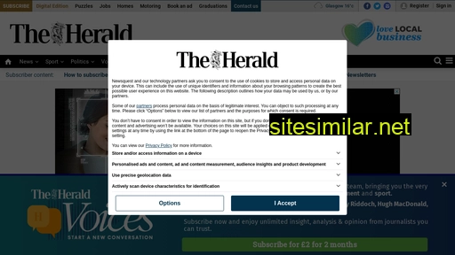 heraldscotland.com alternative sites
