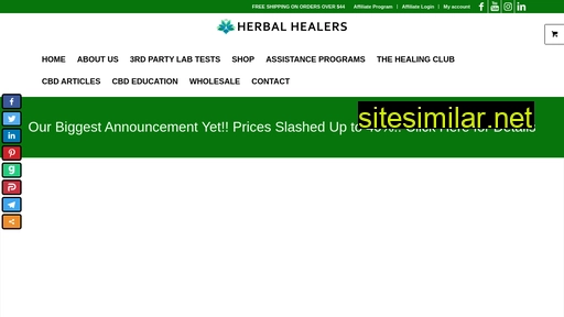 herbalhealerscbd.com alternative sites