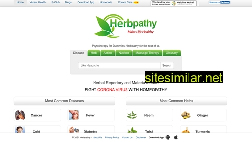 Herbpathy similar sites