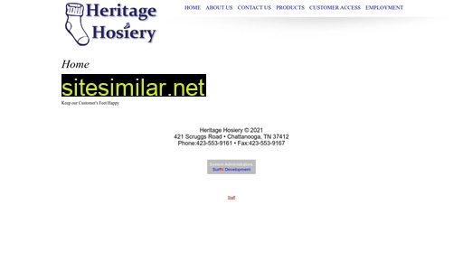 heritagehosiery.com alternative sites