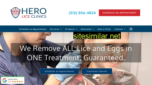 heroliceclinics.com alternative sites