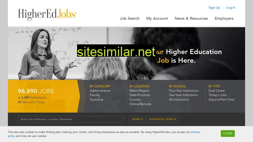 higheredjobs.com alternative sites