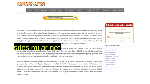 highereducationinindia.com alternative sites