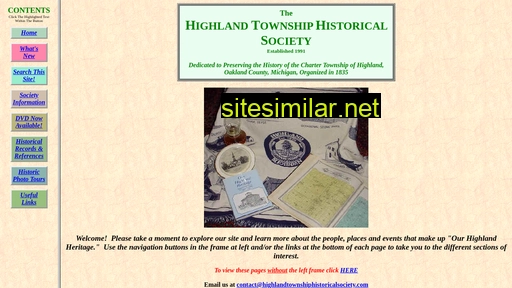 Highlandtownshiphistoricalsociety similar sites