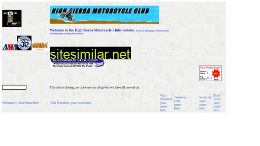 highsierramotorcycleclub.com alternative sites