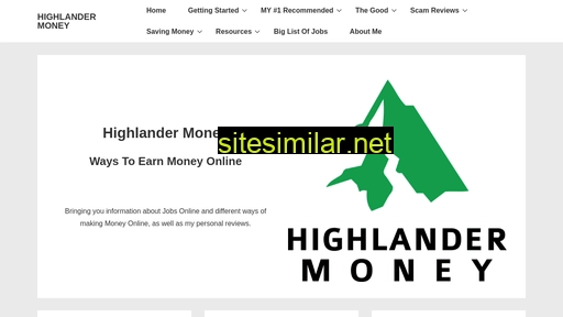 highlandermoney.com alternative sites