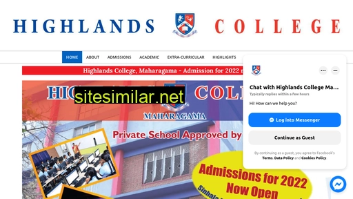 Highlands-college similar sites