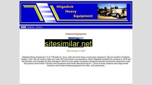 hilgedickheavyequipment.com alternative sites